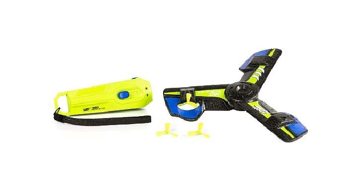 The Air Hogs 360 Hoverblade has a "remote control slider to increase power to take to the skies both indoors and outdoors." $34.99.