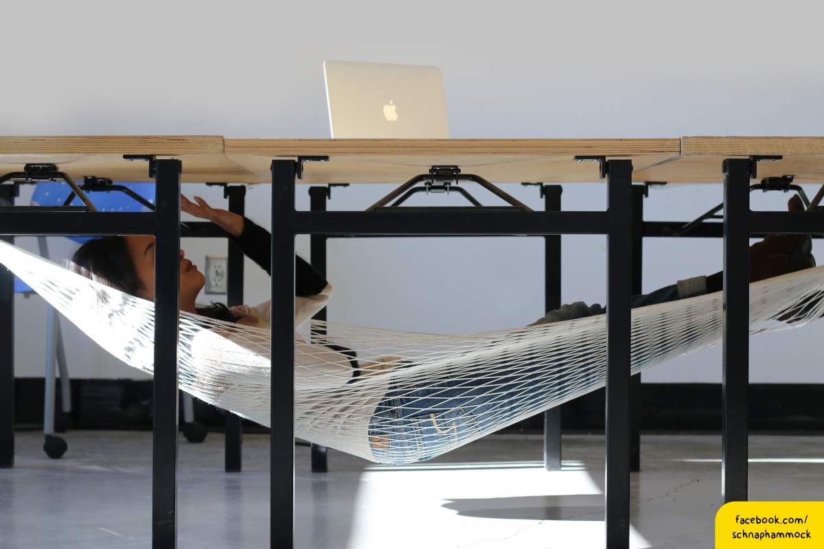 nap in a hammock