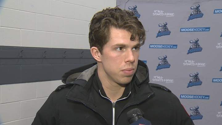 Manitoba Moose forward Scott Kosmachuk discusses his stint with the Winnipeg Jets.