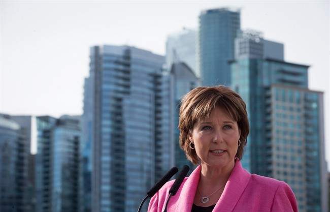 Premier Christy Clark says she's not about to overhaul British Columbia's political funding rules despite Opposition moves to ban corporate and union contributions and limit individual contributions.