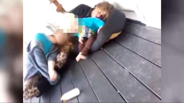 Mother arrested after video of her doing drugs in front of crying toddler goes viral - image