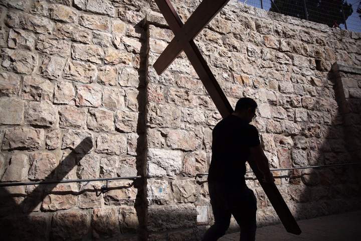 pilgrim in Jerusalem