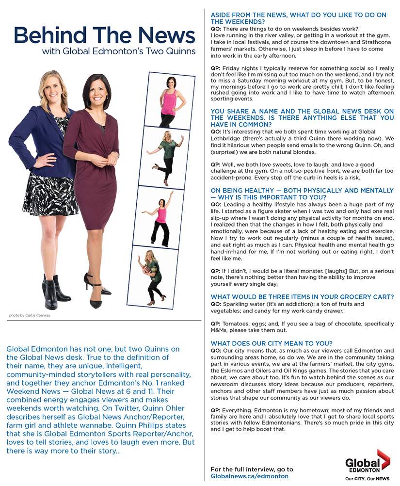 ‘Behind the News’ with Global Edmonton’s two Quinns on the weekend - image