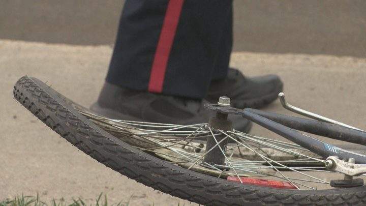 A 19-year-old cyclist who was struck by a vehicle is in critical condition at a Saskatoon hospital. (File Photo).
