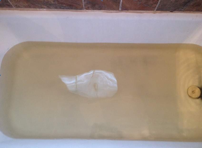 Residents in River Heights reported brown water coming out of their taps on Saturday.