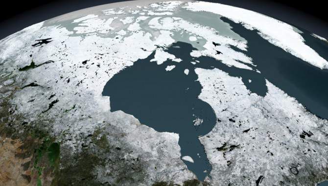 Why does Hudson Bay have less gravity?