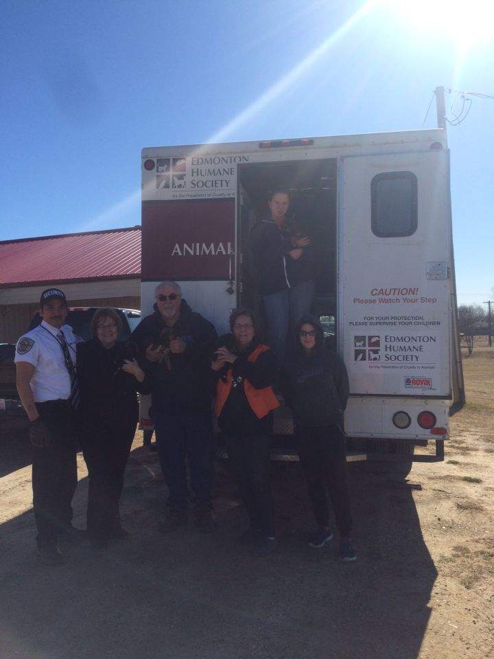 Photos from a trip to Atikameg taken by the Edmonton Humane Society and the Parkland County Pet Food Bank on April 16, 2016.
