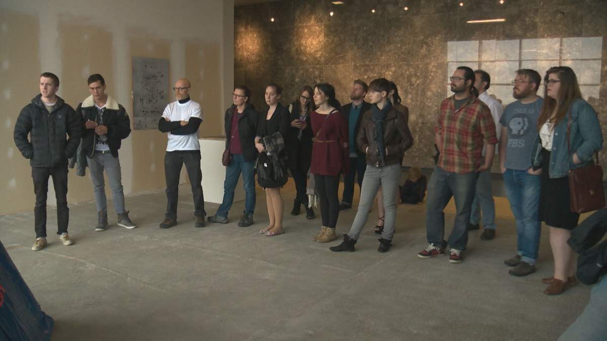 35 artists from the University of Alberta have created sculptures that will be on display at the Epcor Tower .