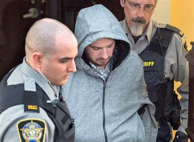 Nicholas Butcher arrives at provincial court in Halifax in this file photo on Tuesday, April 12, 2016.