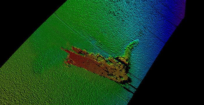 The underwater survey by Kongsberg Maritime Ltd. found the remains of Nessie — the movie prop.