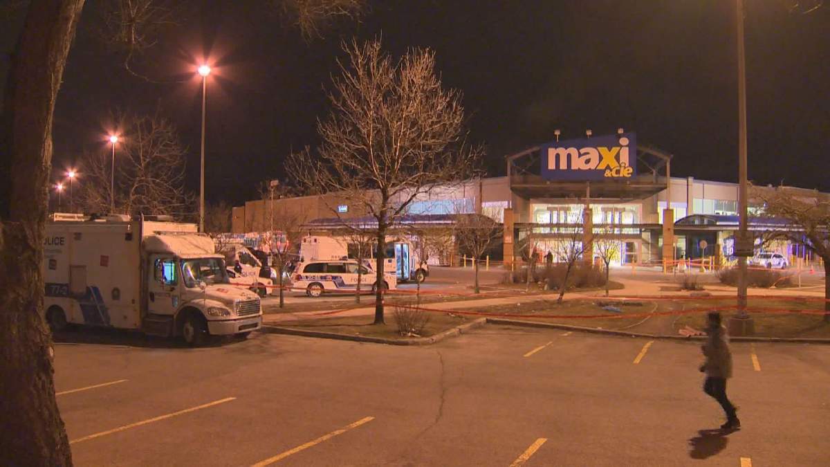 A 20-year-old woman was stabbed at a Maxi grocery store, Sunday, April 10, 2016.