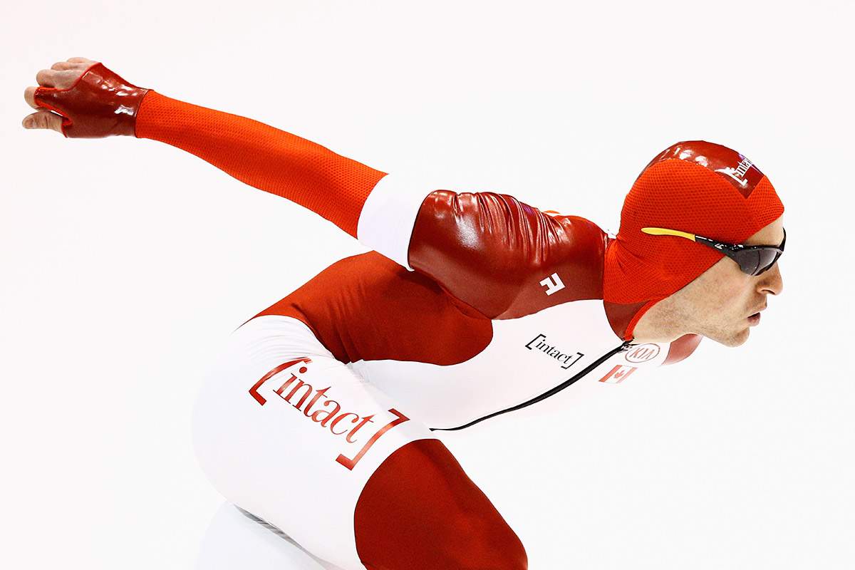 Denny Morrison of Canada competes in the Mens 1500m race during day 2 of the ISU World Single Distances Speed Skating Championships held at Thialf Ice Arena on February 13, 2015 in Heerenveen, Netherlands. 