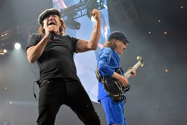 AC/DC performing in Chicago in 2016.