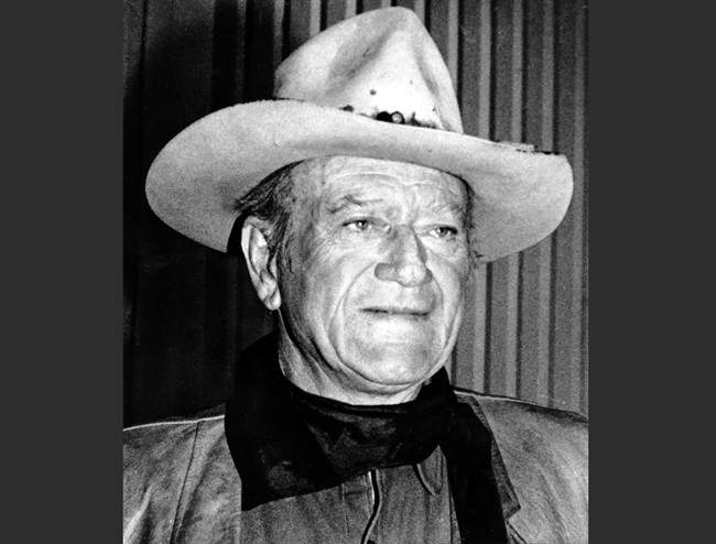 This 1978 file photo shows actor-director John Wayne.