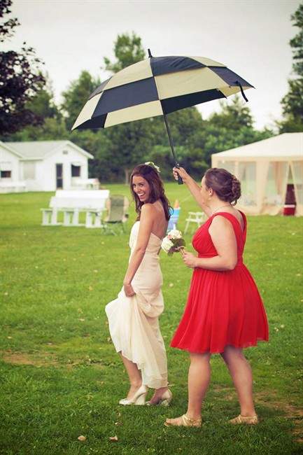 Bride Alison Bartolone on her wedding day in Conneaut, Ohio. Alison and her husband Sam Bartolone were married at Sheldon Calvary Camp. 