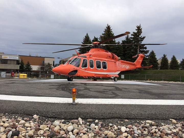 The Ornge air ambulance service transferred the girl to an Ottawa hospital after the Pembroke crash.