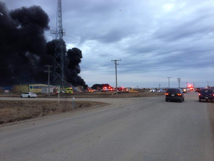 A major fire has been reported at Shercom Industries in North Corman Industrial Park just north of Saskatoon.