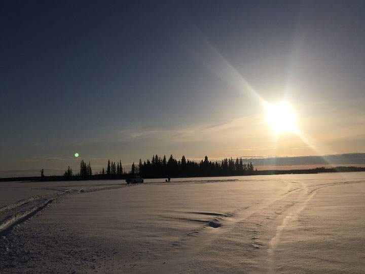 April 2: This Your Saskatchewan photo was taken by Derek Sylvestre of his father fishing at Palmbere Lake, which is 40 km south of La Loche on Highway 955.