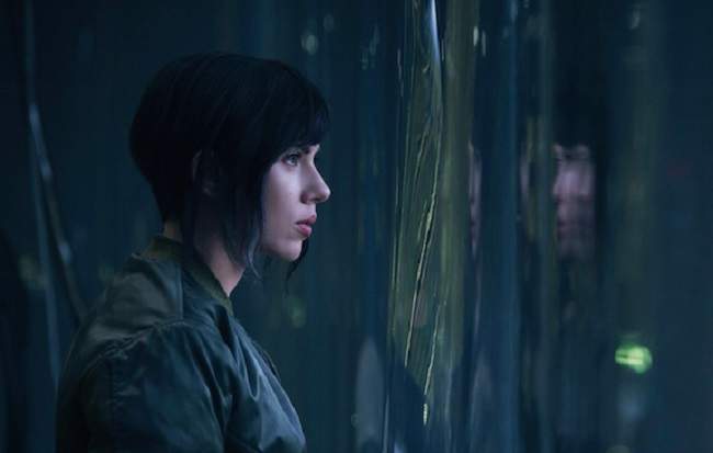 Scarlett Johansson in 'Ghost in the Shell'.