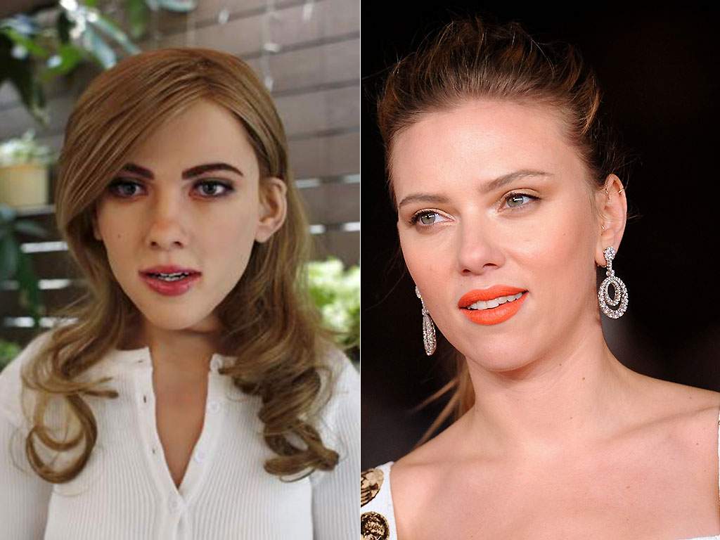 Scarlett Johansson robot
