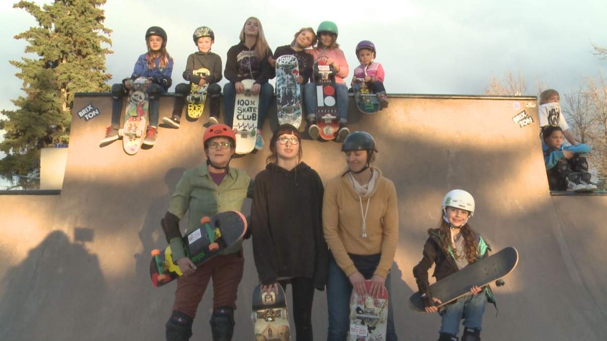 Some of the 100% Skate Club’s members