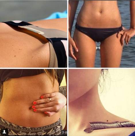 Various ways that social media has portrayed the measure of a perfect body.