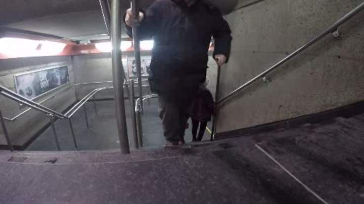 Currently the Vendôme Metro only has stairs to allow people to get to the super hospital.