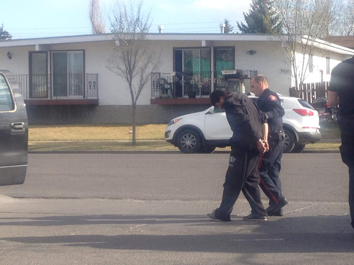 Police said charges are pending against a man they say stole a truck with a teen inside Friday afternoon.