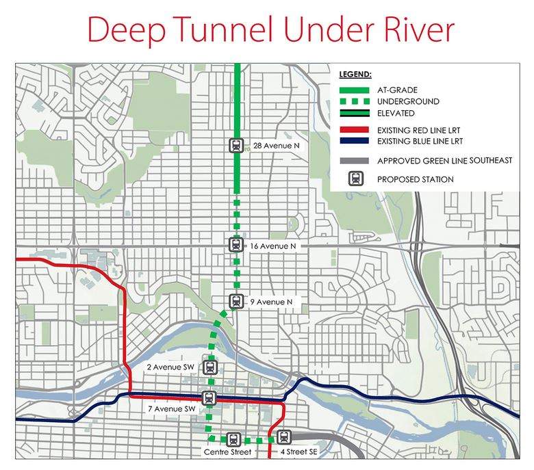 $1.95B Green Line LRT tunnel approved in principle by Calgary councillors - image