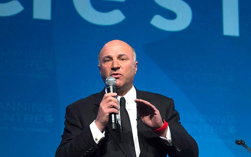 Kevin O'Leary speaks during a session entitled "If I run here's how i'd do it" during a conservative conference in Ottawa Friday, February 26, 2016.