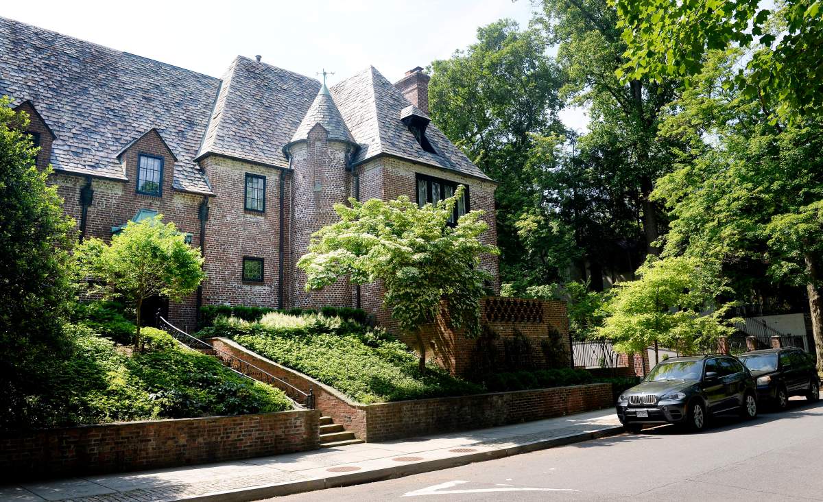 The 8,200-square-foot, nine-bedroom home in Washington’s Kalorama neighborhood where President Obama and his family will live after he leaves office next year on May 26, 2016 in Washington, DC.