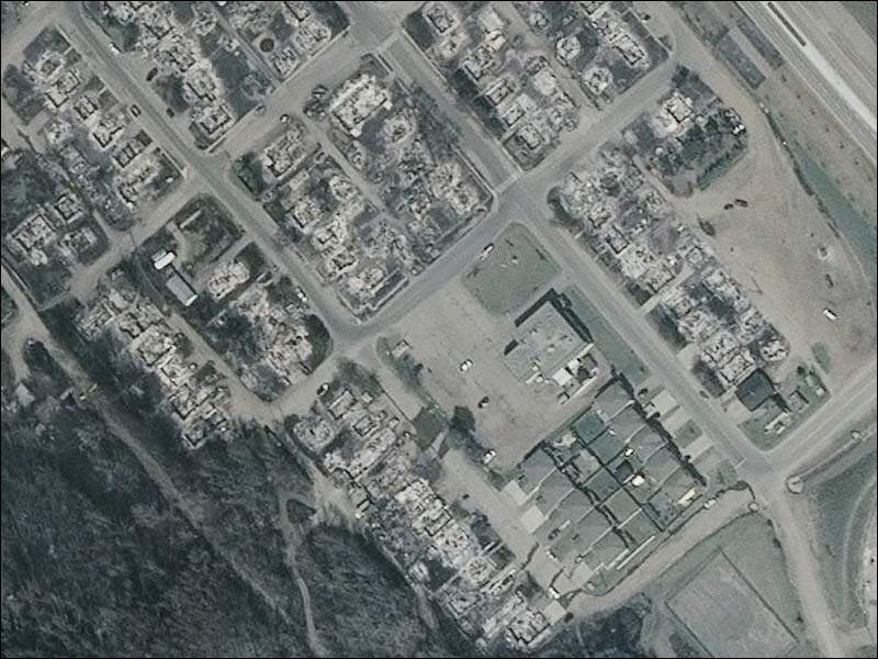 Fort McMurray wildfire: Search these high-resolution satellite maps of the damage - image