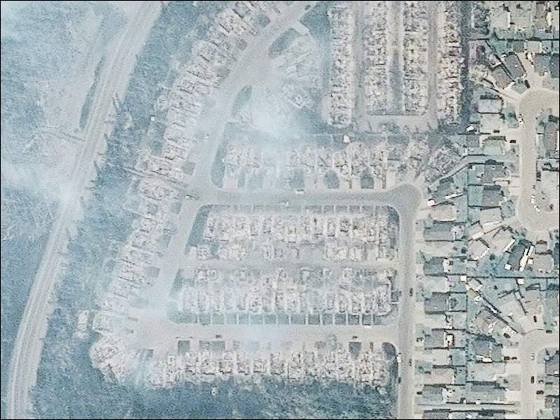 Fort McMurray wildfire: Search these high-resolution satellite maps of the damage - image