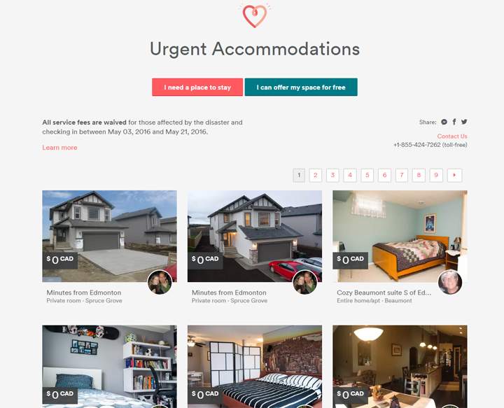 Fort McMurray wildfire: Albertans flock to Airbnb to offer free accommodation for evacuees - image