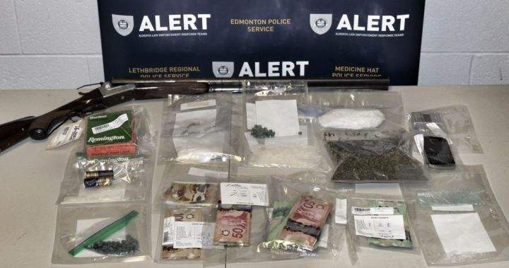 Fentanyl, cocaine, meth, among items seized from suspected Lethbridge drug dealer.