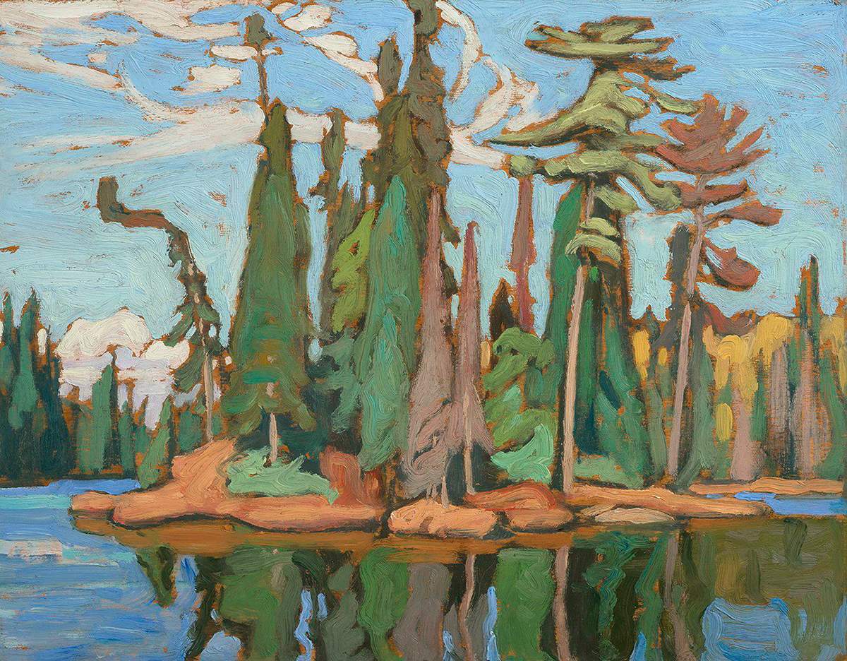"Algoma Sketch 48," by Lawren Harris, is shown in a handout photo. 