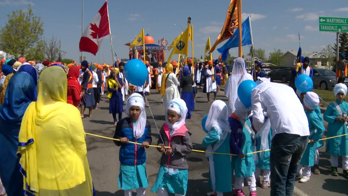 Calgary Sikhs celebrate Vaisakhi.
