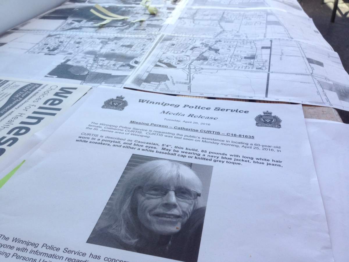 Investigators confirm body found in Sturgeon Creek yesterday was missing 60-year-old, Catherine Curtis.