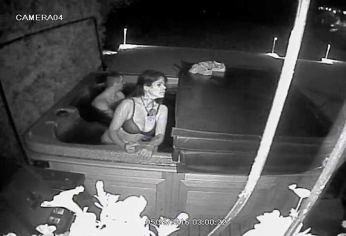 Man, woman trespass, climb into hot tub, commit ‘illegal and obscene’ acts - image