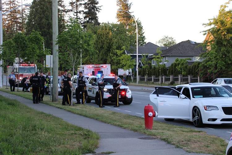 Police are investigating after shots were fired in Newton on Monday night.