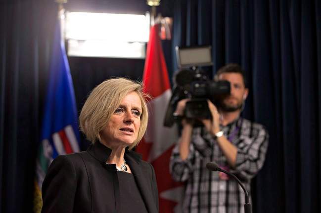 Alberta Premier Rachel Notley.