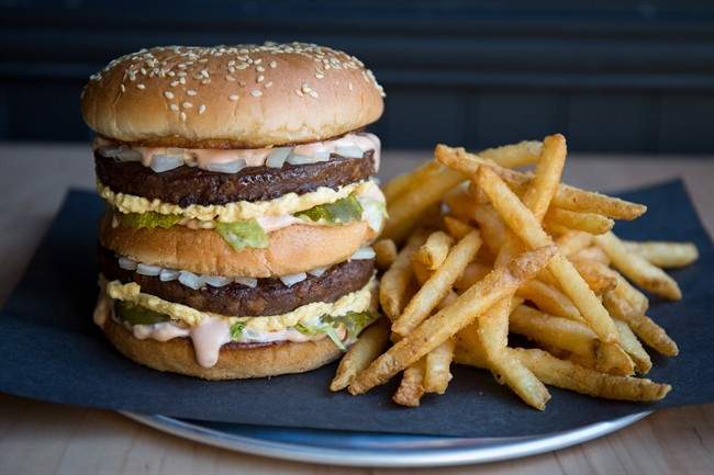 Weren't you supposed to have a salad at lunchtime?.