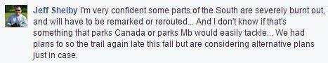 Manitoba wildfire closes down popular hiking trail - image