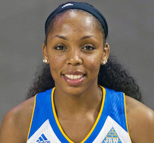 Nirra Fields’ roster photo from her days at UCLA.