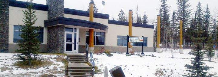 A file photo of the Hinton RCMP detachment.