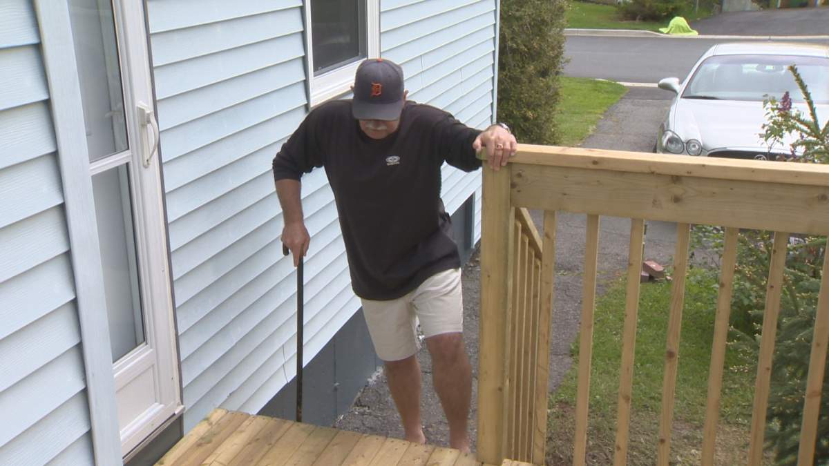 Greg Slaunwhite of Lower Sackville, N.S. has been waiting two years for a much-needed hip replacement surgery.