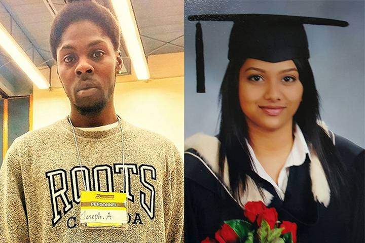 Police identified Joseph Anzolona, 26, and Cynthia Mullapudi, 24, as the two people killed in a double shooting at a Scarborough LCBO Friday.