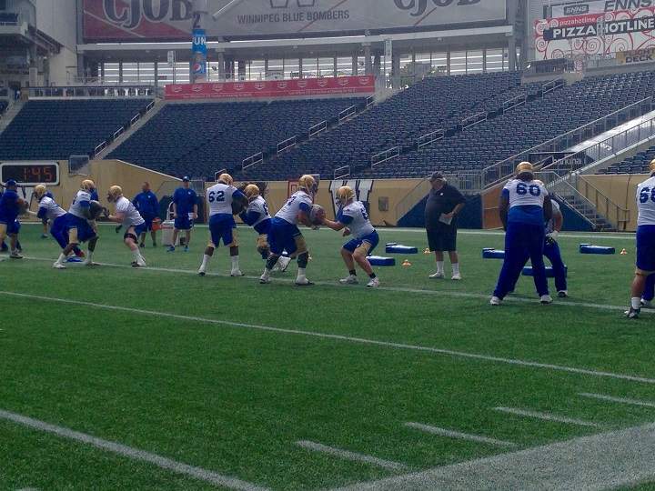 Winnipeg Blue Bombers preparing for first exhibition game - image