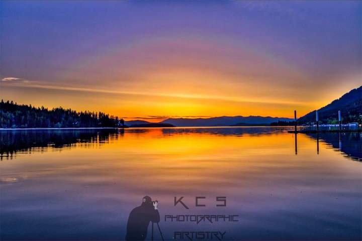 Although I never had the pleasure of meeting you personally I have followed you through your incredible eye for imaging. Sunset shot at Ellis Port Bay Hope, Idaho.