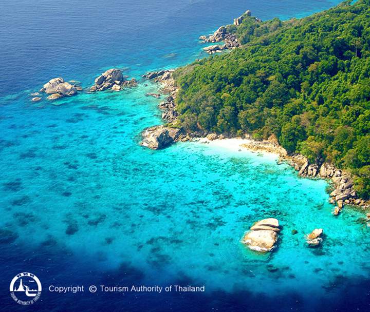 The island, located in Thailand’s Ranong Province, has become a tourism hot spot thanks to its incredibly blue waters, coral reef and impressive wildlife.